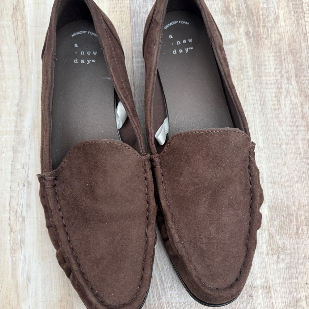 a new day Chocolate Suede Loafers